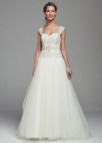 Cap Sleeve Tulle Dress